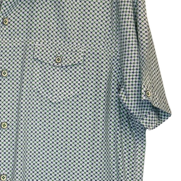 Tommy Bahama Mens Button Down Short Sleeve Shirt - Size Medium - Picture 3 of 7